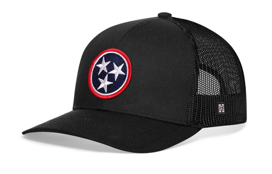Tennessee Flag Trucker Hat  |  TN Snapback