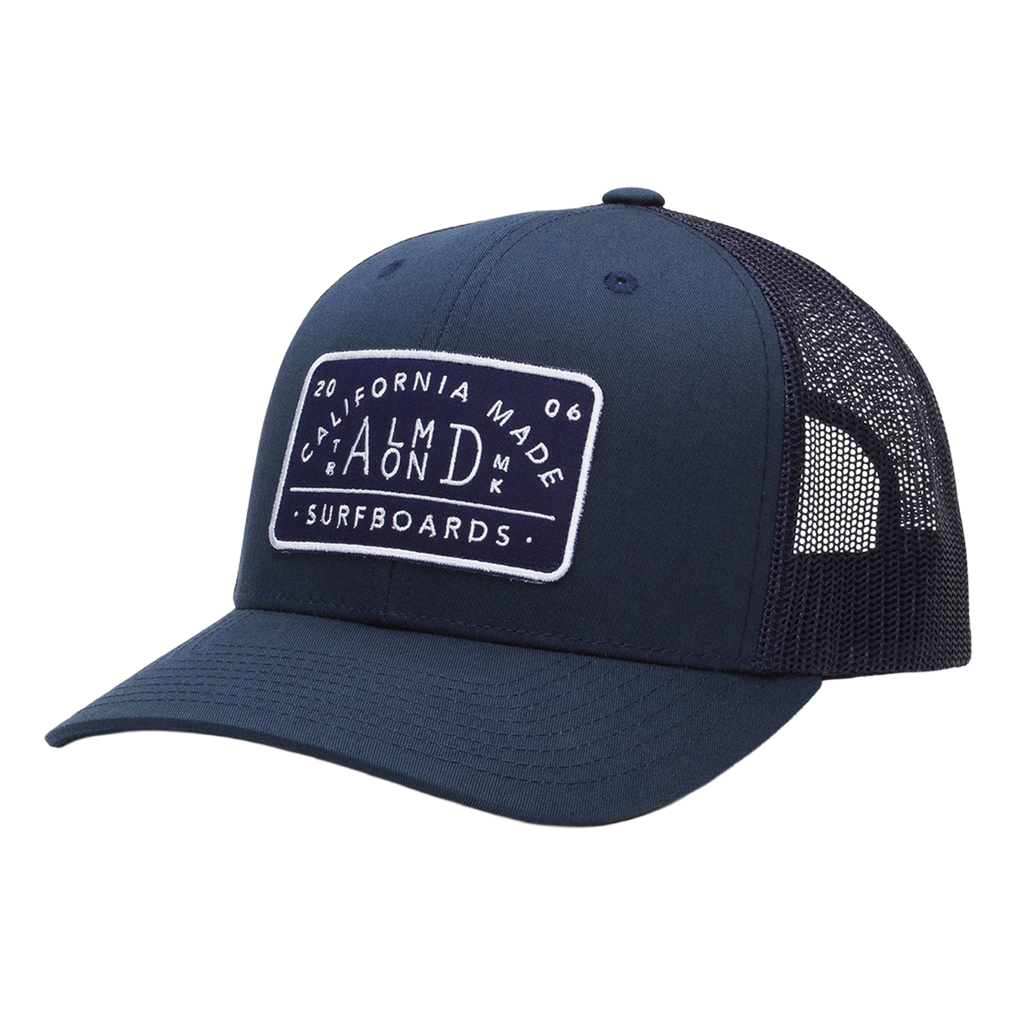 Navy Almond Trucker Hat