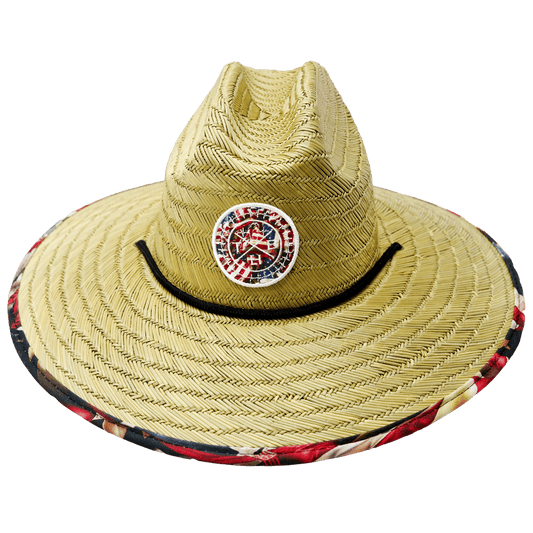 THB Straw - Sun Hat - Flag
