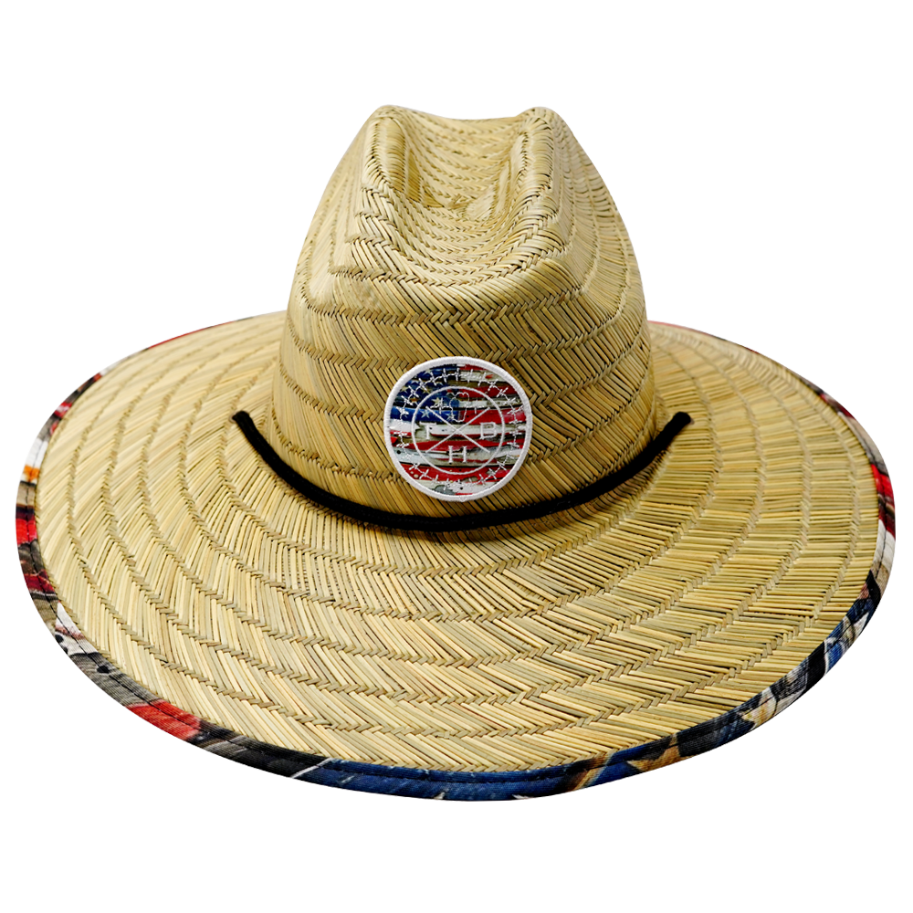 THB Straw - Sun Hat - Flag Rugged