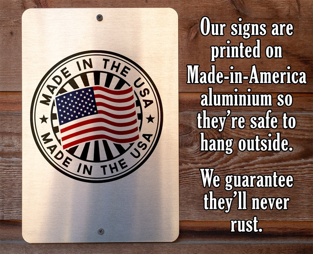 The Great Wave off Kanagawa Painting - Interrupted by Rooster - Metal Sign