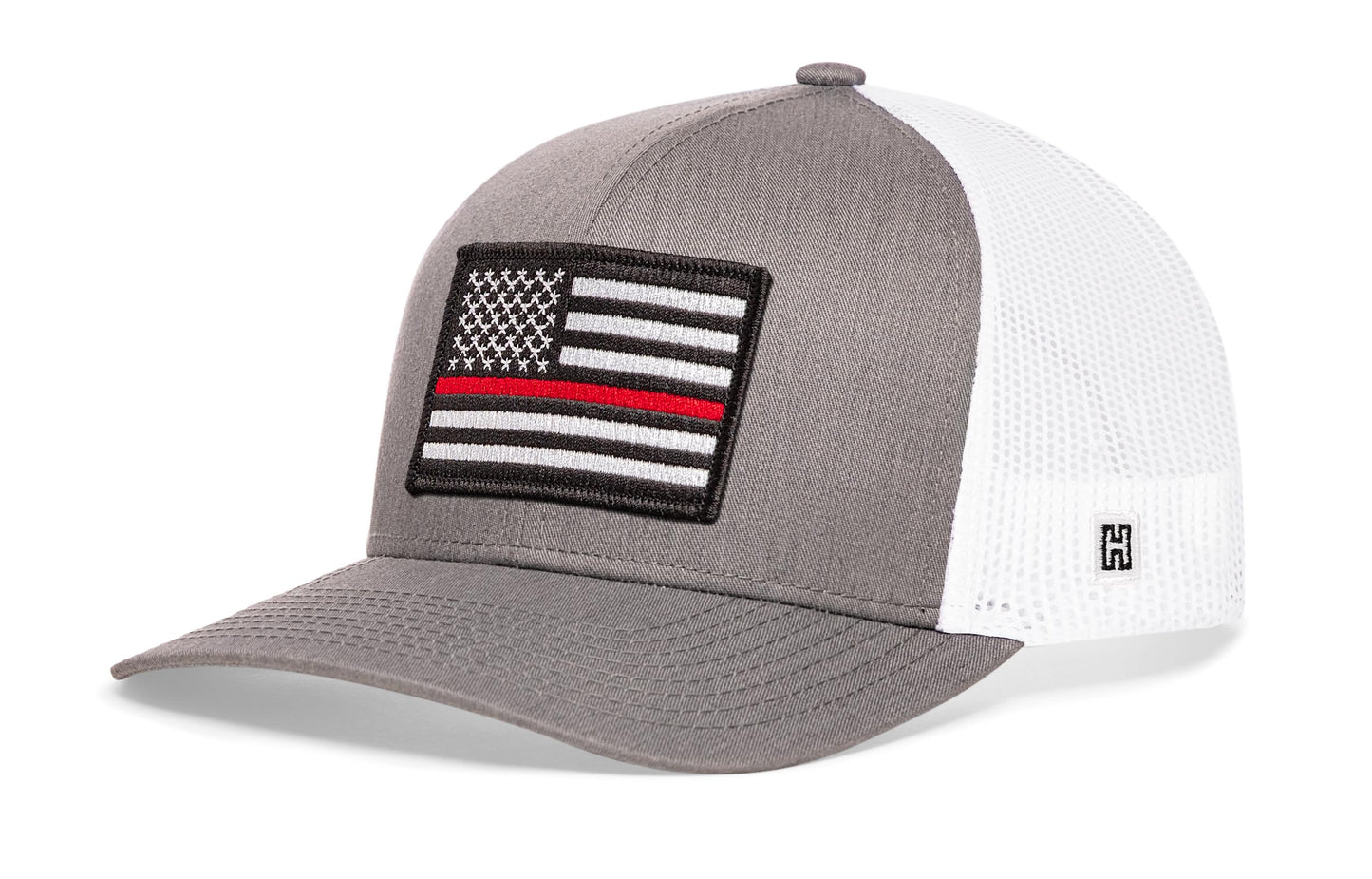 Thin Red Line Trucker Hat  |  Firefighter Snapback