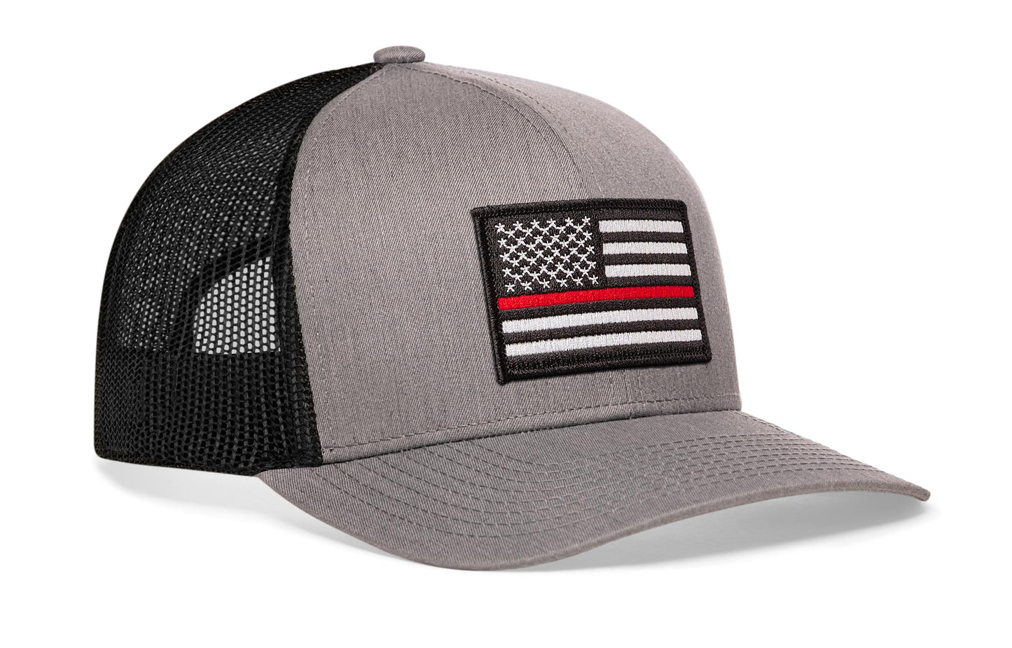 Thin Red Line Trucker Hat  |  Firefighter Snapback