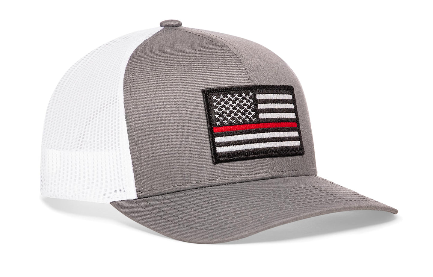 Thin Red Line Trucker Hat  |  Firefighter Snapback