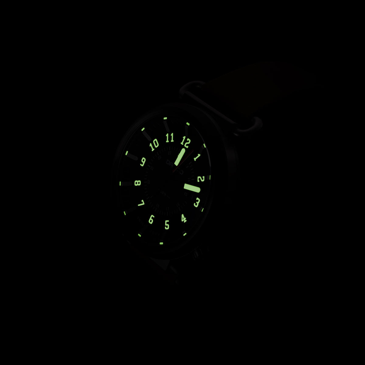 TK-01 - Trek Watch with Italian Leather Strap - Whiskey Brown