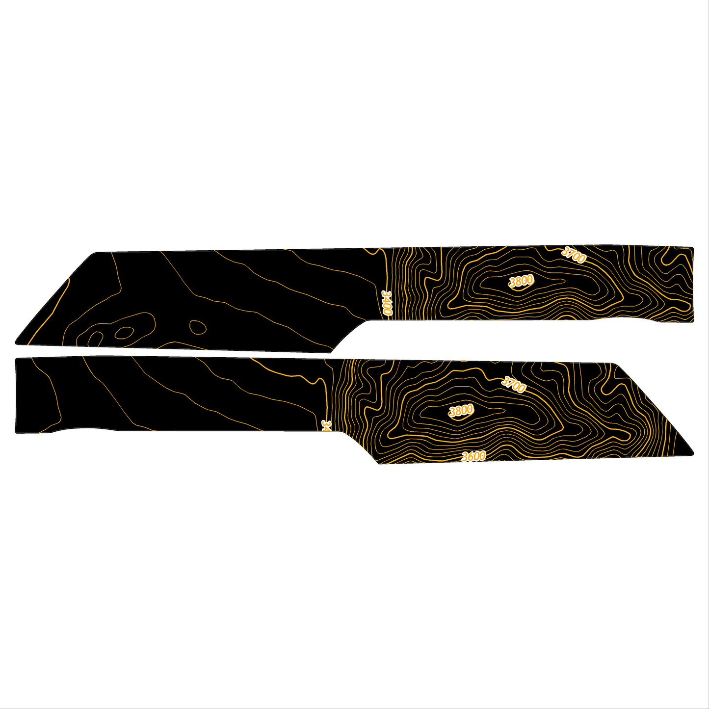 Topo Understeering Panel Overlay (Printed Series) - 2021-2022 Bronco (Type A)
