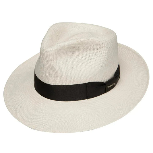 Stetson Adventurer - Shantung Panama Straw Fedora Hat