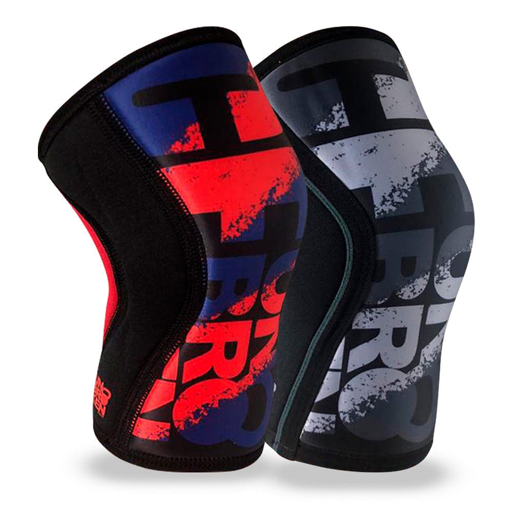 Single Knee sleeve Red/Gray (one)