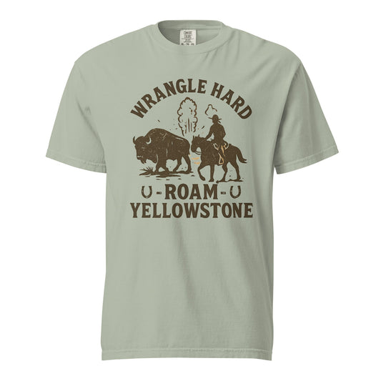 Roam Yellowstone Men's Heavyweight T-Shirt