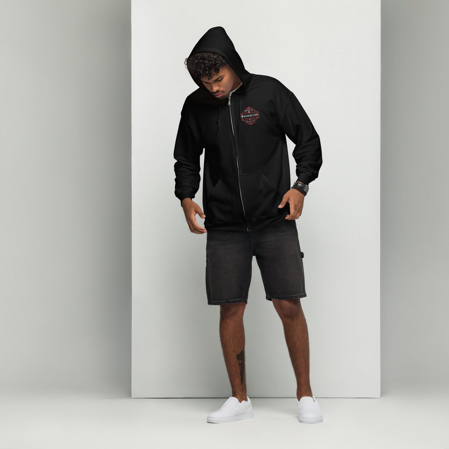 Embroidered Heavy Blend Zip Hoodie