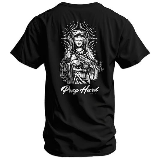 Pray Hard Men's T-Shirt