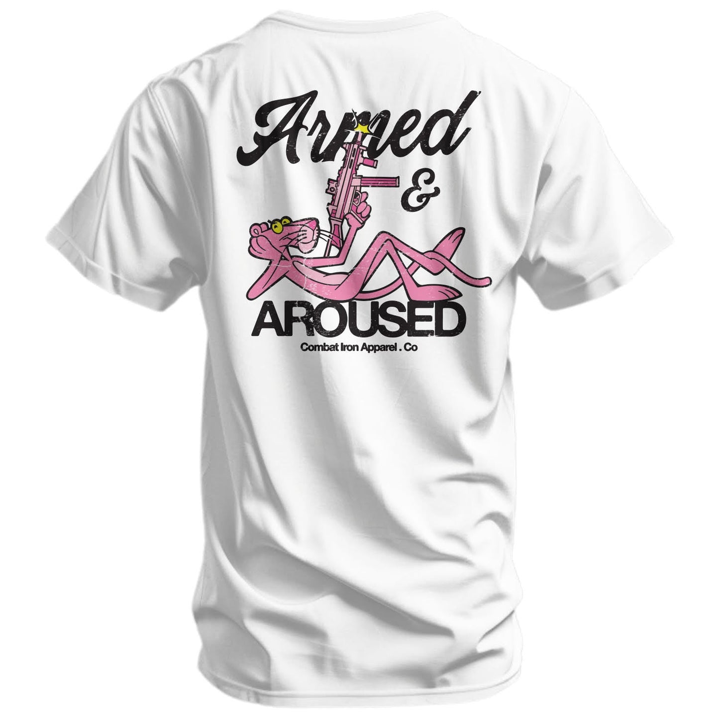Armed and Aroused  Men's T-Shirt