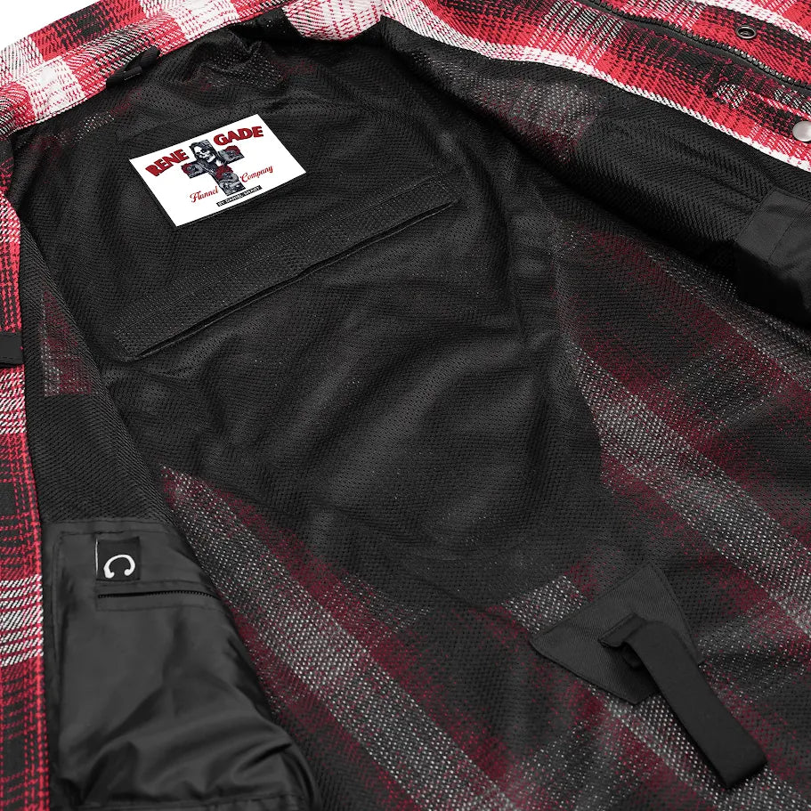 MileArmor — Men's Flannel Riding Shirt
