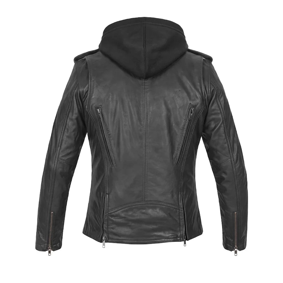 Blazing Dark Women’s Motorcycle Leather Jacket