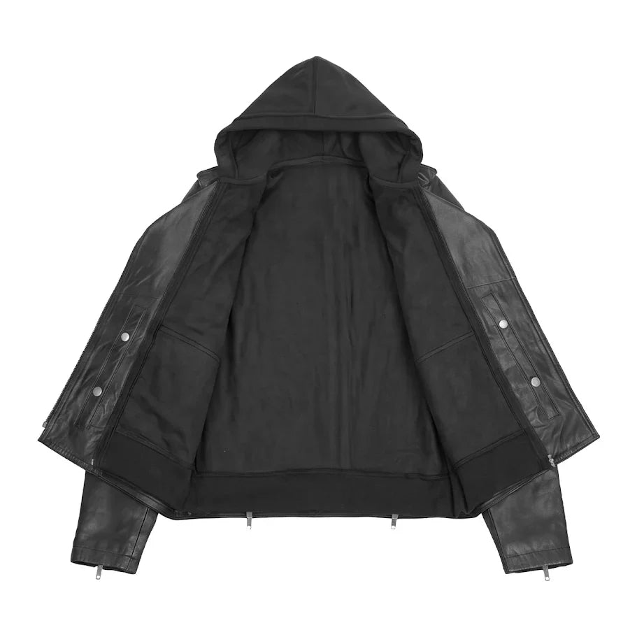 Blazing Dark Women’s Motorcycle Leather Jacket