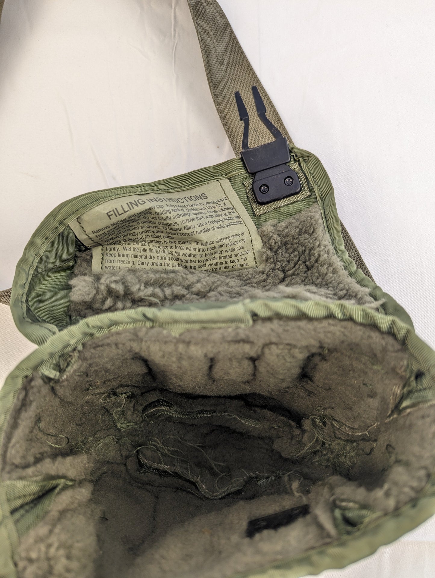2Qt. Collapsible Water Canteen w/ Water Cover + Sling