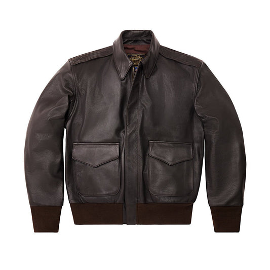 U.S.A.F. 21st. Century A-2 Jacket Z21V41 in Brown