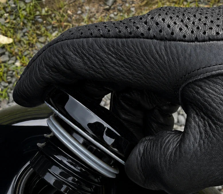 Ventilated Touchscreen Deerskin Gloves