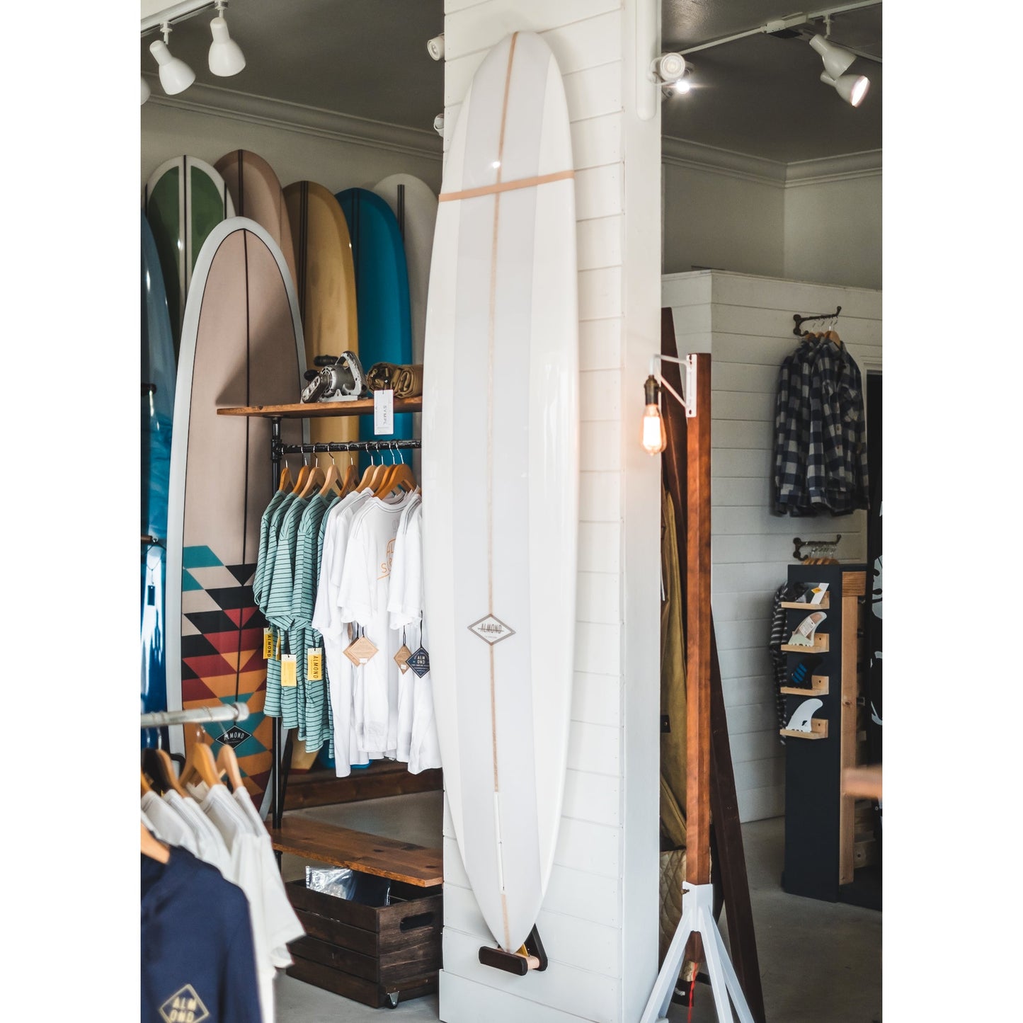 Vertical Mount Surfboard Wall Rack