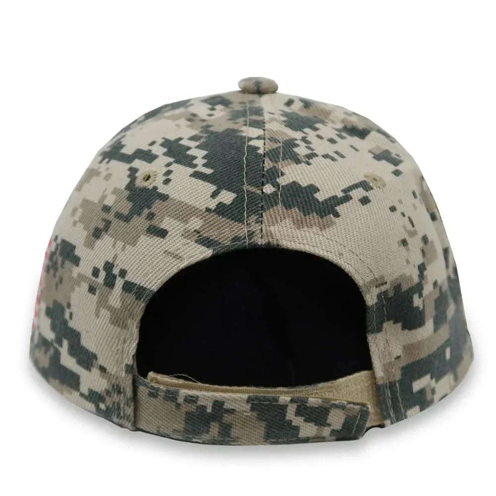 VIETNAM VET DIGITAL CAMO HAT (CAMO)