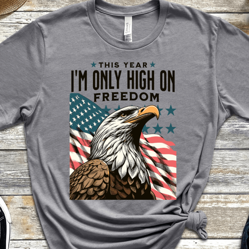 Vintage Recovery T-Shirt | Inspiring Sobriety |  High on Freedom