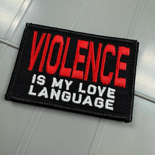 As Seen on Socials - Violence Is My Love Language - Black w/Red & White