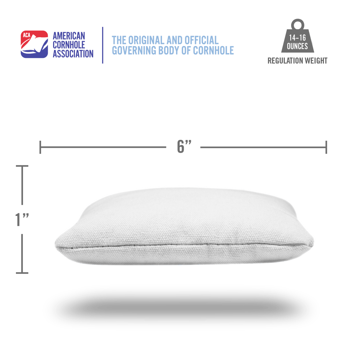 White Daily 66x Cornhole Bags