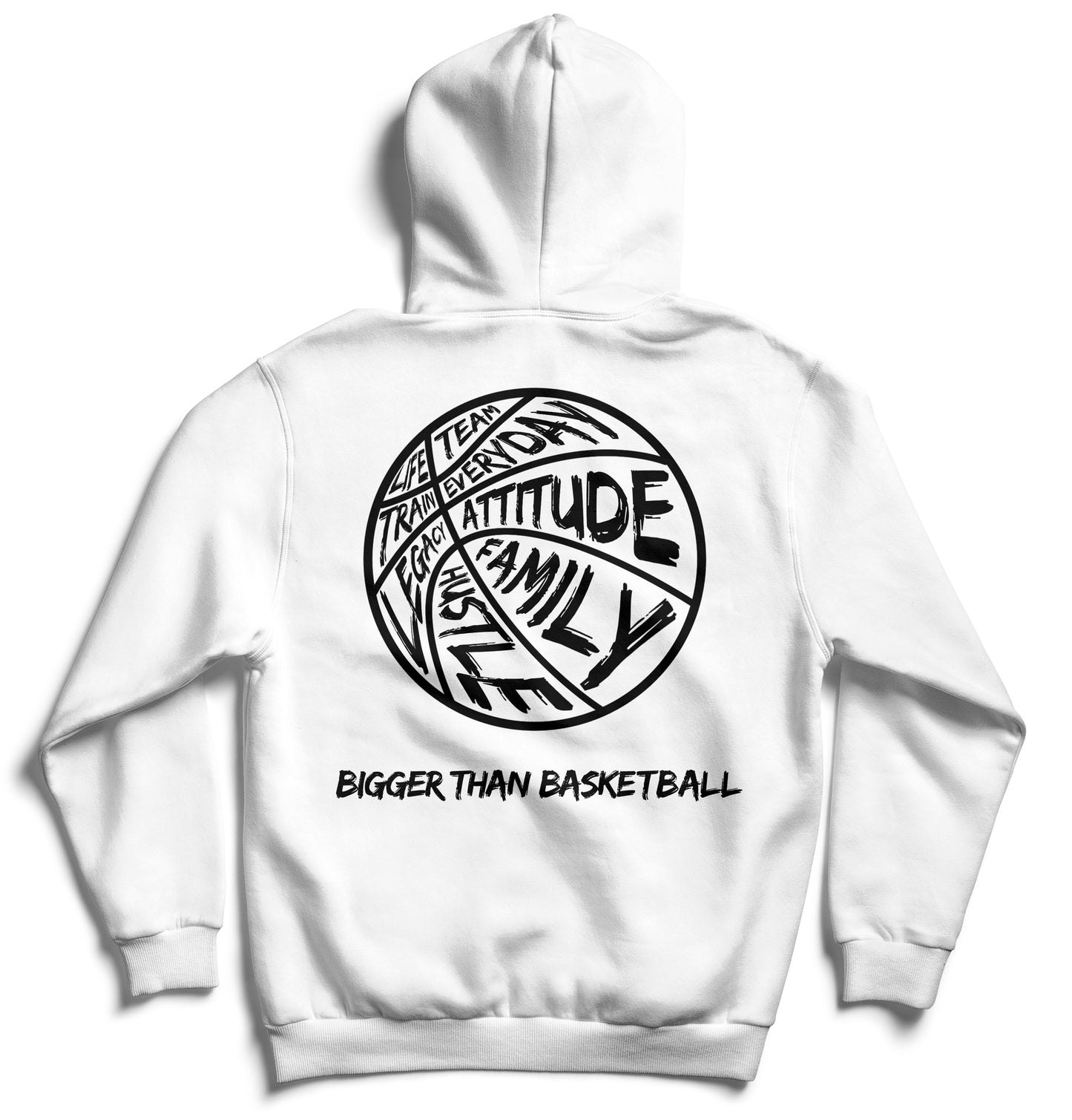 Bigger Than Basketball - Hoodie - White