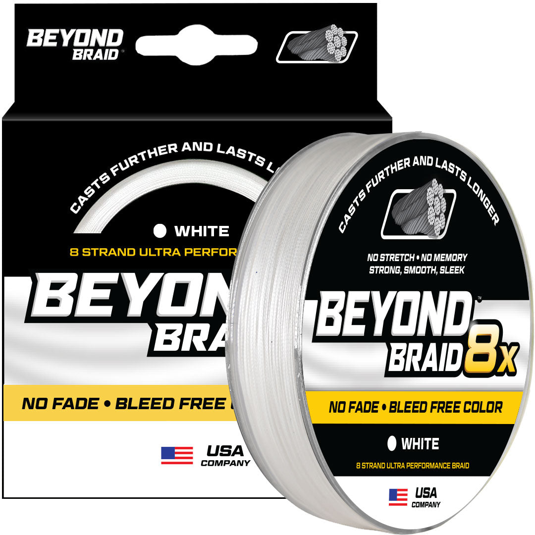 8 Strand No Fade Braided Fishing Line Series - Super Sleek & Smooth Braided Fishing Line - High Performance Fishing Line For Saltwater & Freshwater