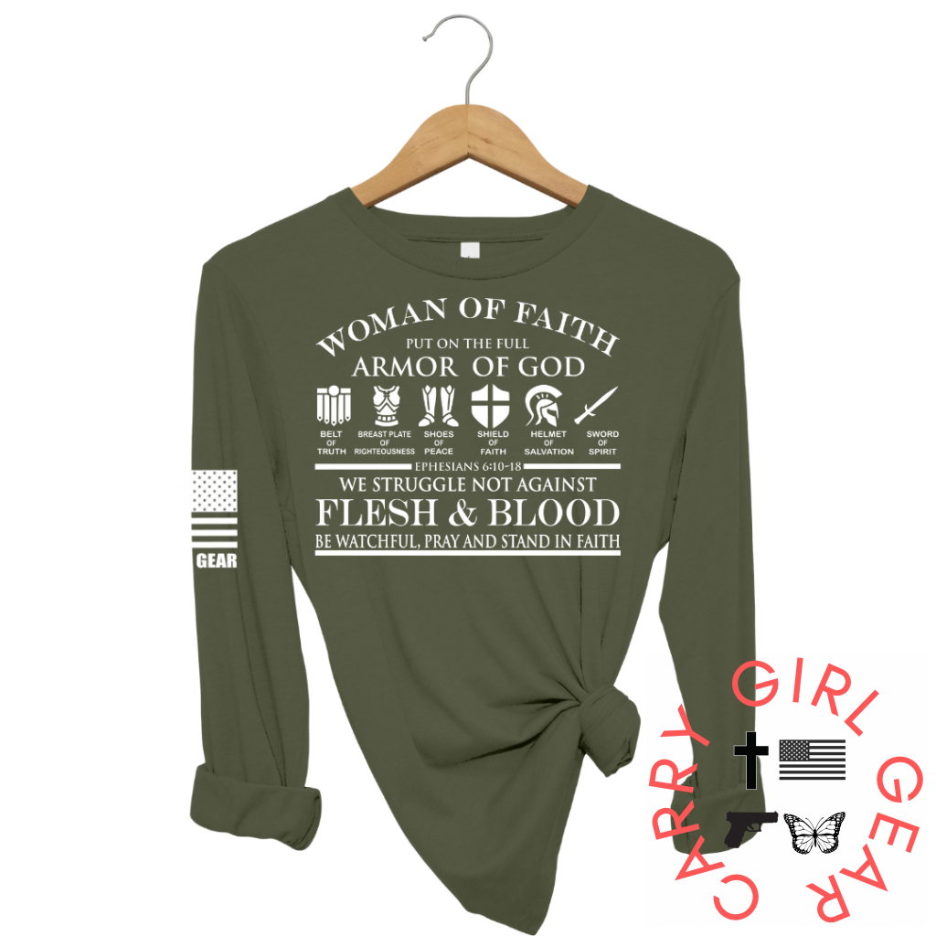 WOMAN OF FAITH Long Sleeve