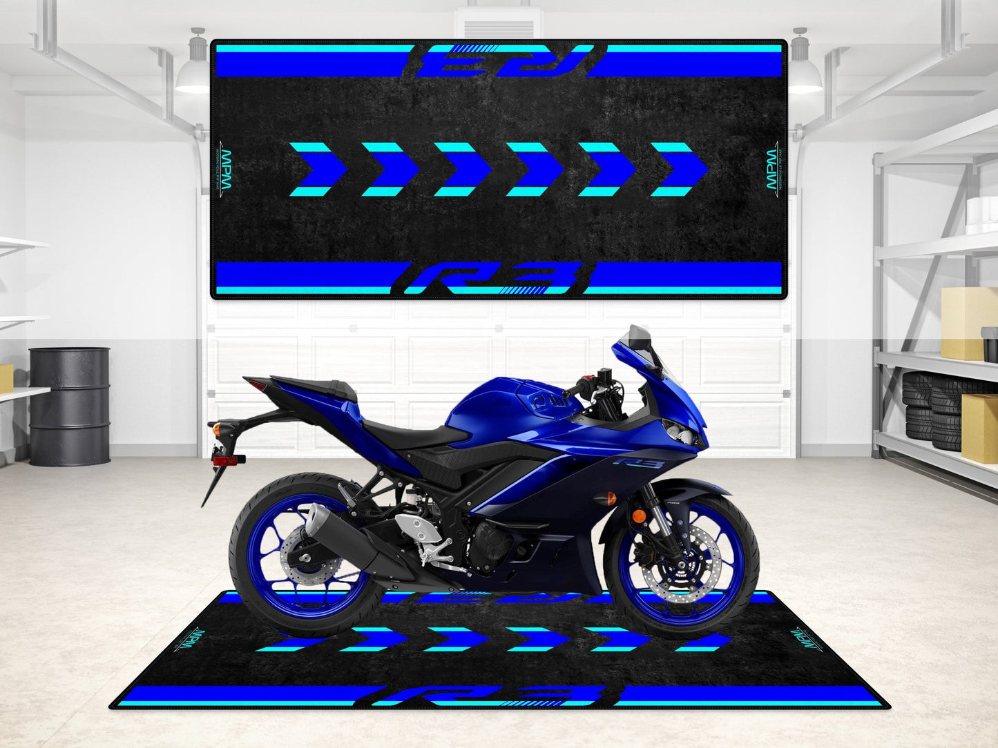 MPM Motorcycle Mat for Yamaha R3 - MM7114