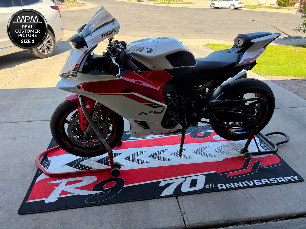 MPM Motorcycle Mat for Yamaha R9 70th Anniversary - U1408